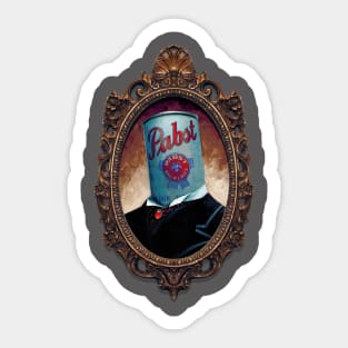 Gentleman Pabst Sticker
